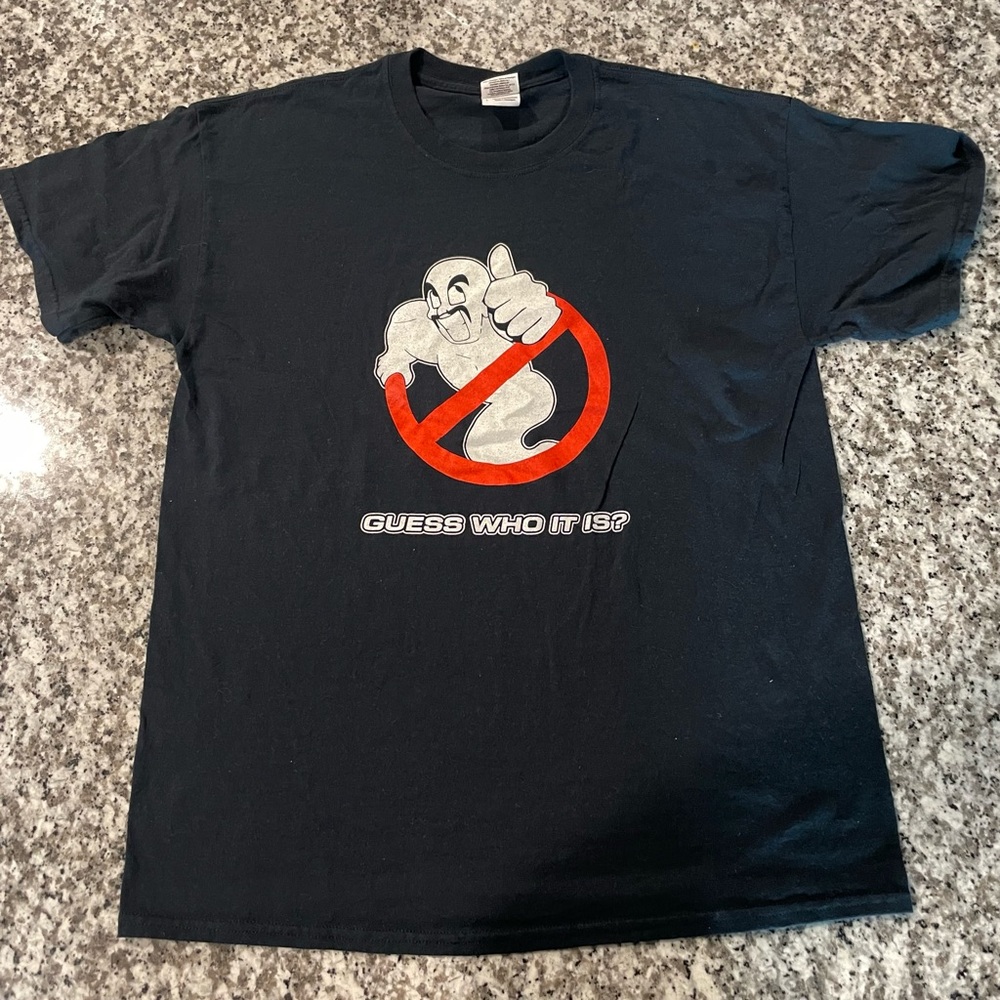 Ghost Nappa TeamFourStar Dragon Ball Z Abridged Black Large T-Shirt